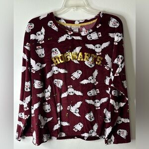 Harry Potter Hedwig/Hogwarts PJ set. Women’s 2X (18-20)